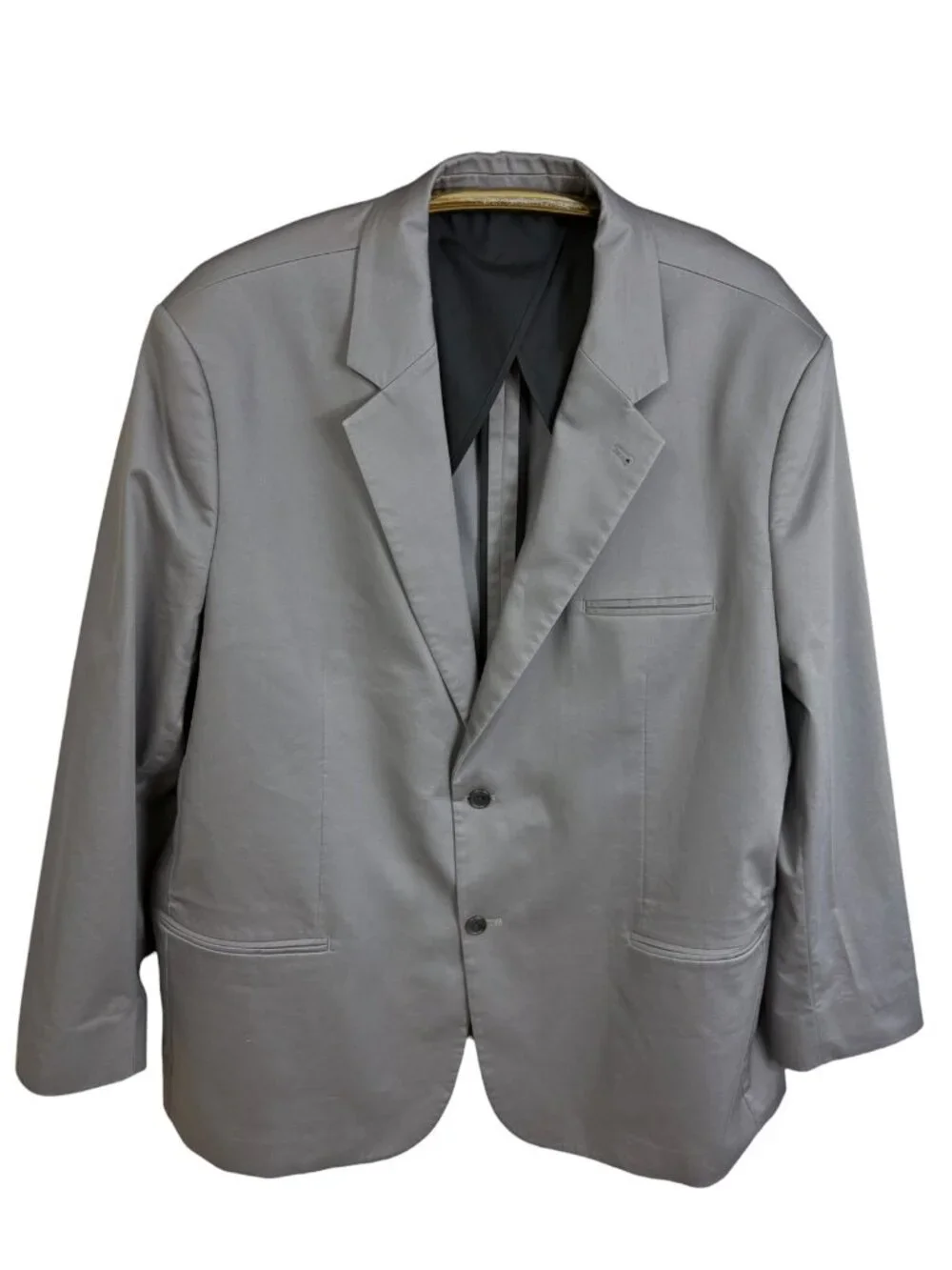 Oak Hill Fit Gray Twill Performance Big Tall Blazer Sport Coat
